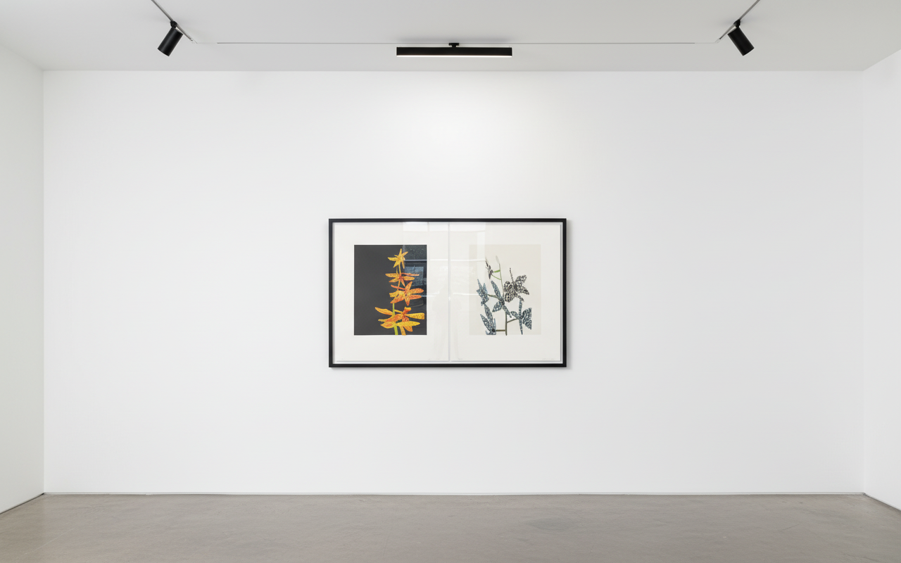 Jonas Wood - Untitled (Orchid Diptych), 2015, Silkscreen