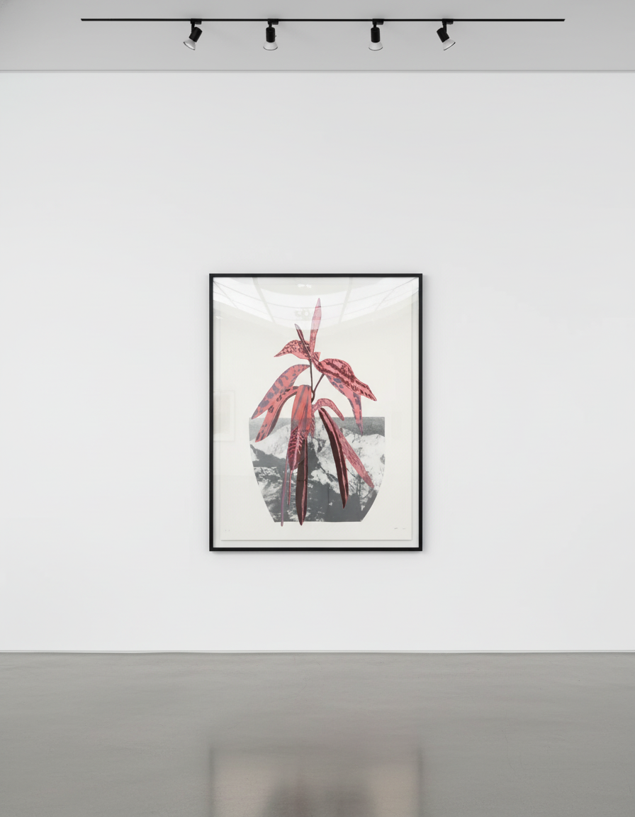 Jonas Wood - Untitled (pink), 2014, Lithograph and screenprint in colors