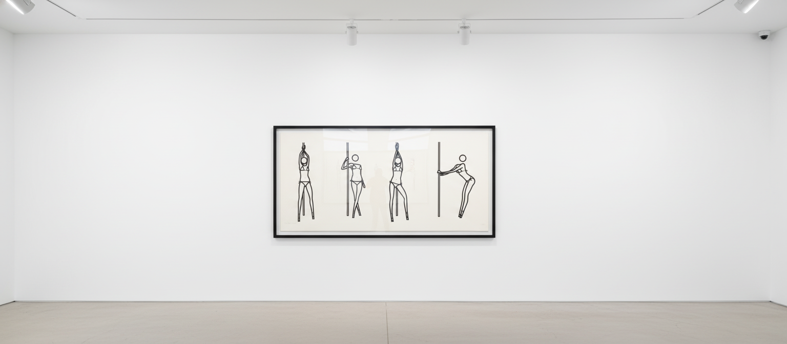 Julian Opie - Shahnoza 4, 2006, Screenprint