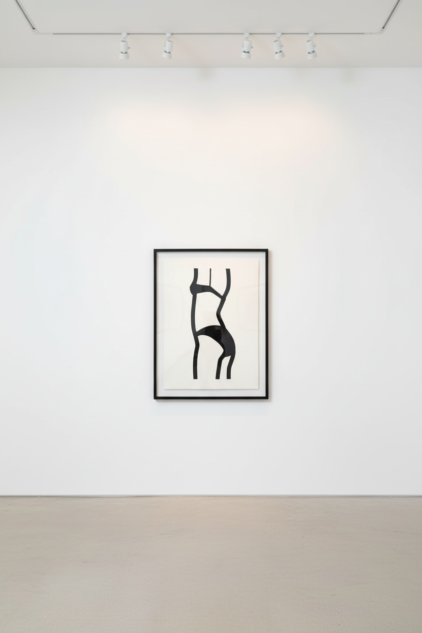 Julian Opie - Suzanne  (back) 8, 2006, Screenprint