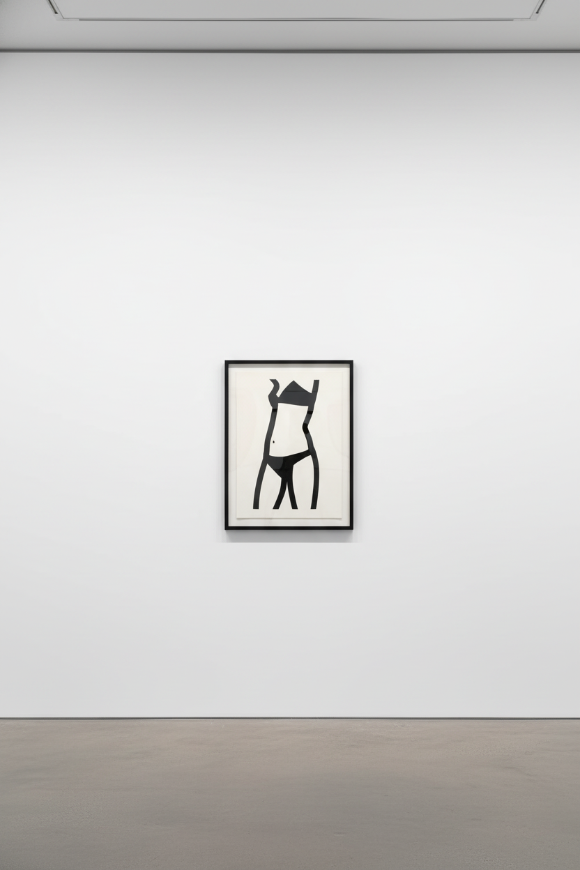 Julian Opie - Suzanne (front) 3, 2006, Screenprint