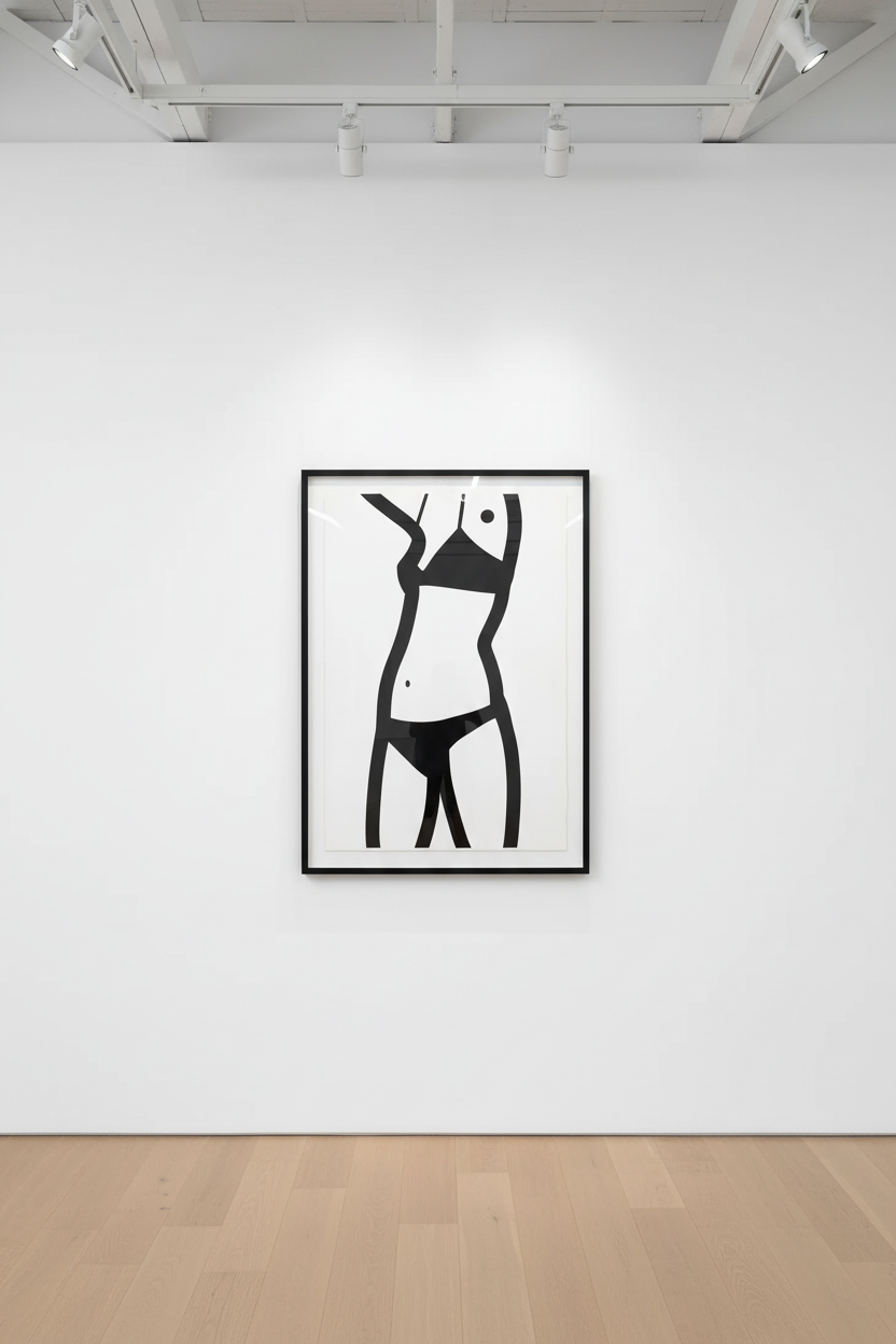 Julian Opie - Suzanne  (front) 4, 2006, Screenprint