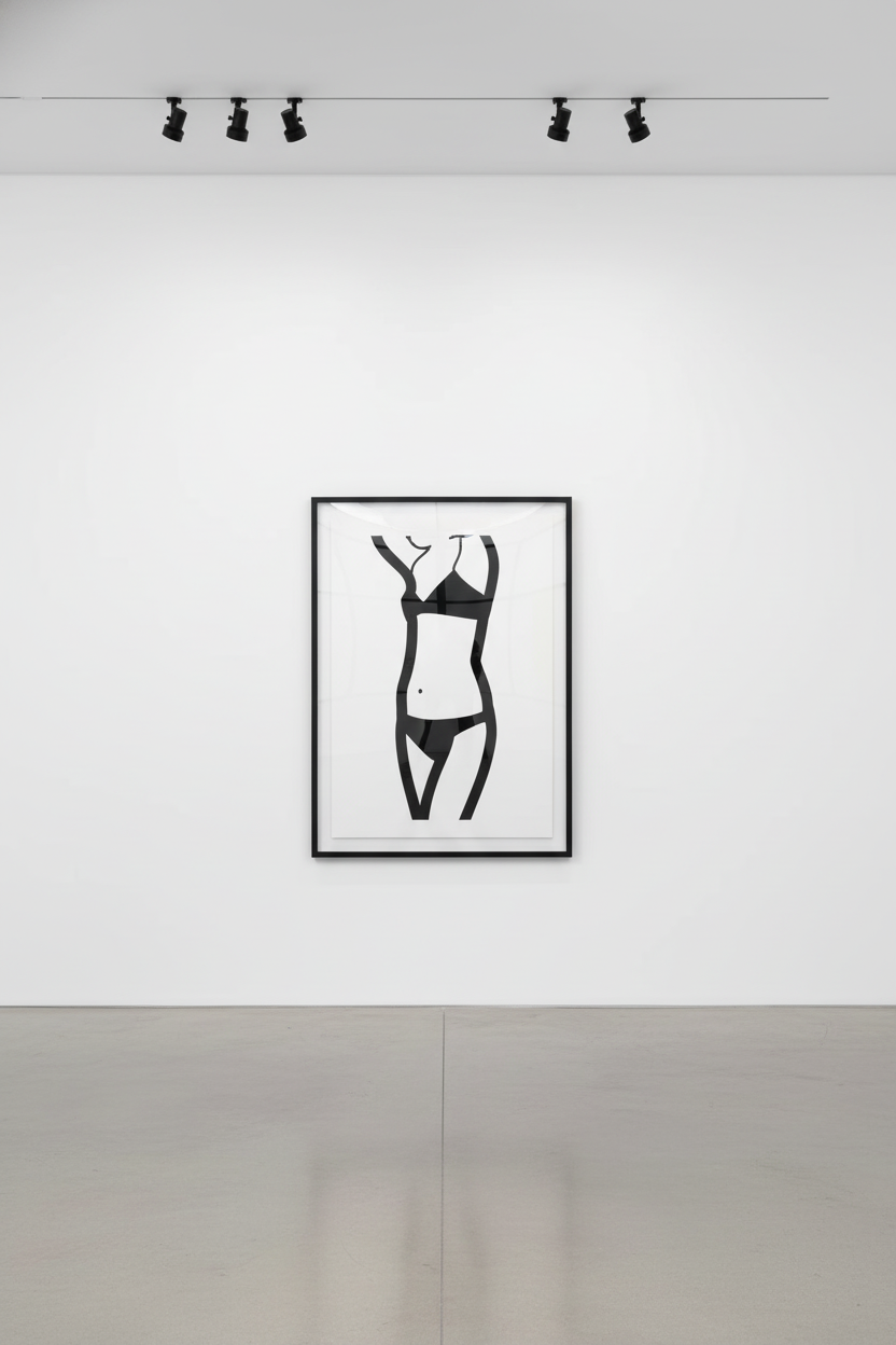 Julian Opie - Suzanne (front) 7, 2006, Screenprint