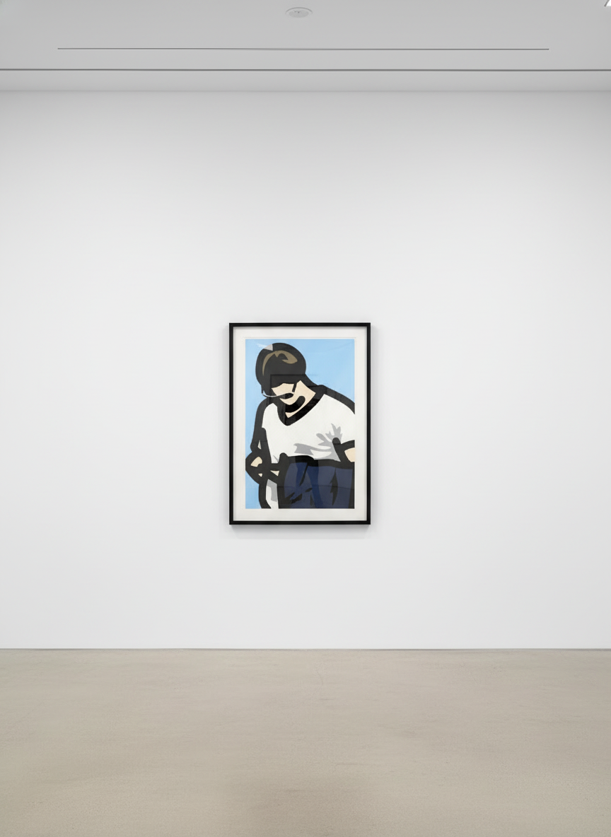 Julian Opie - Tourist With Phone, 2014, Screen print