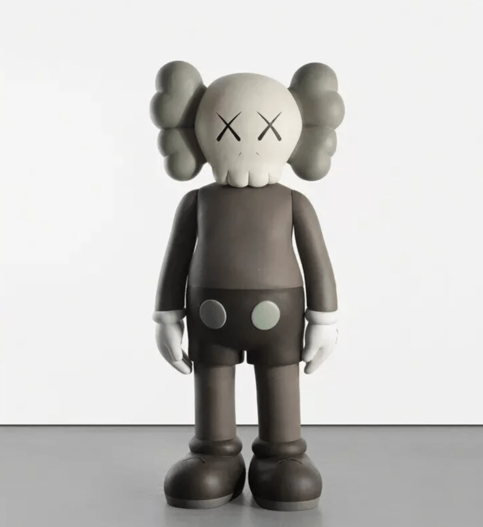 KAWS - 4 ft Companion (brown), 2009, Cast Vinyl