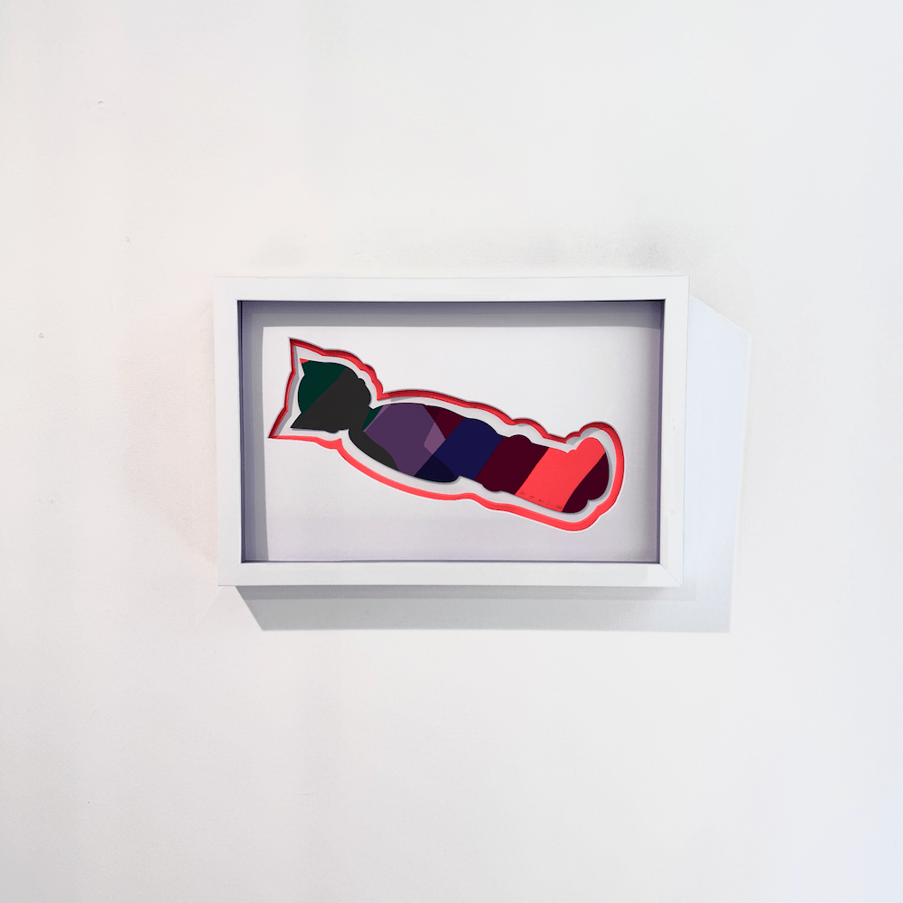 KAWS - Astroboy, 2020, Screenprint on paper with die-cut edges