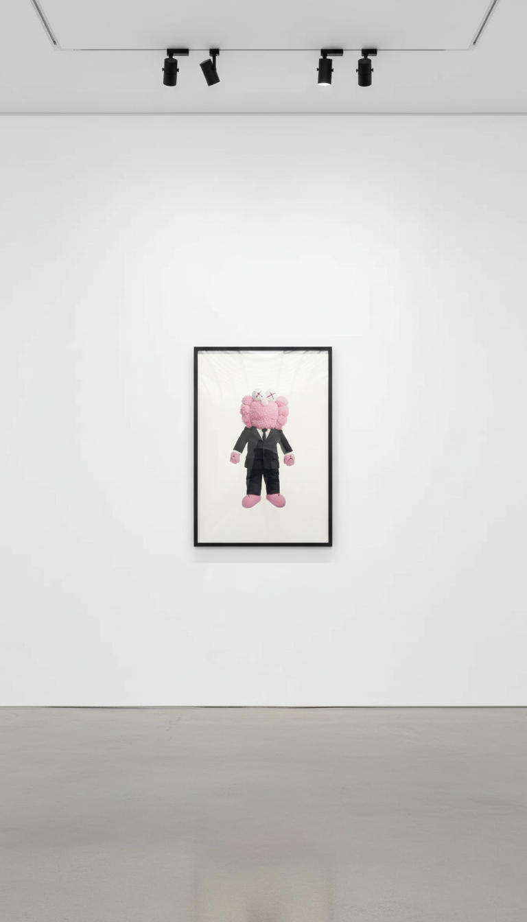 KAWS - KAWS x Dior, BFF (Pink), 2021, Polyester plush