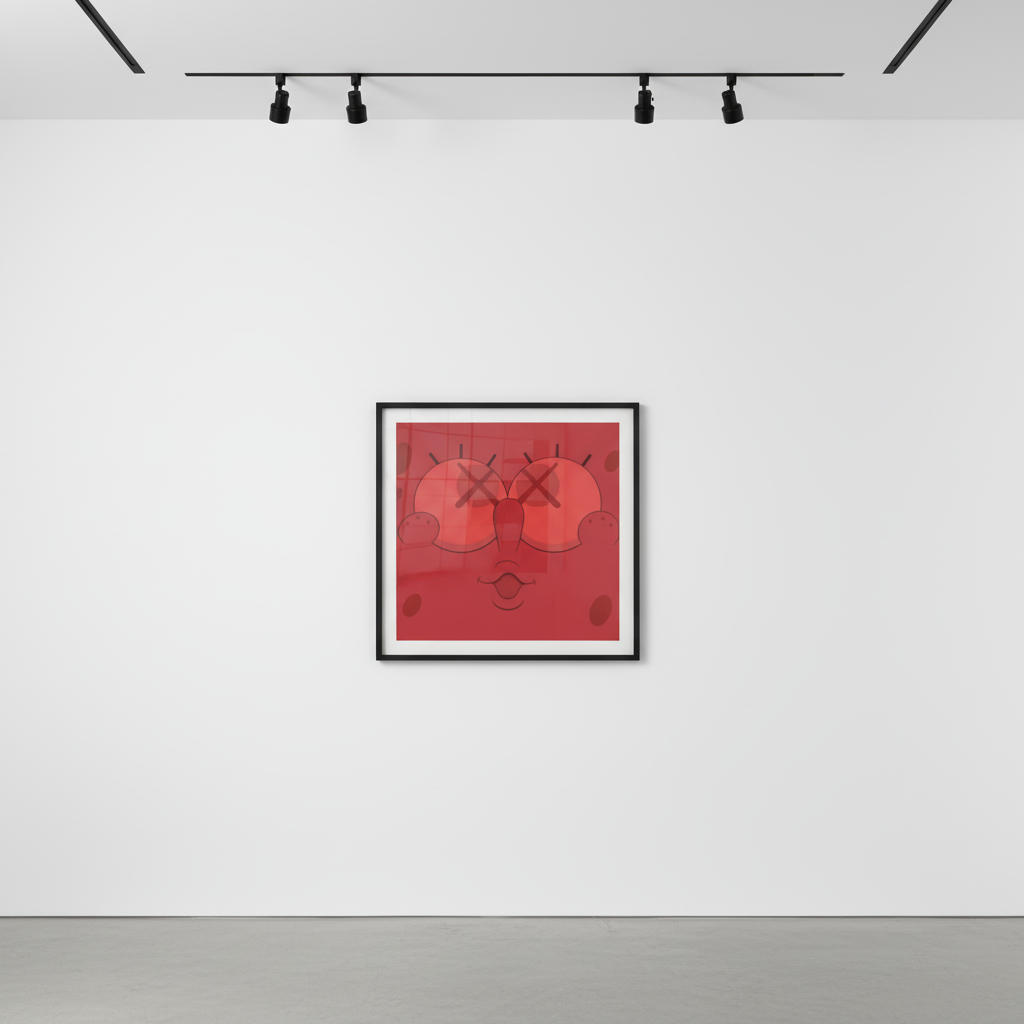 KAWS - Kawsbob (red), 2010, Screenprint
