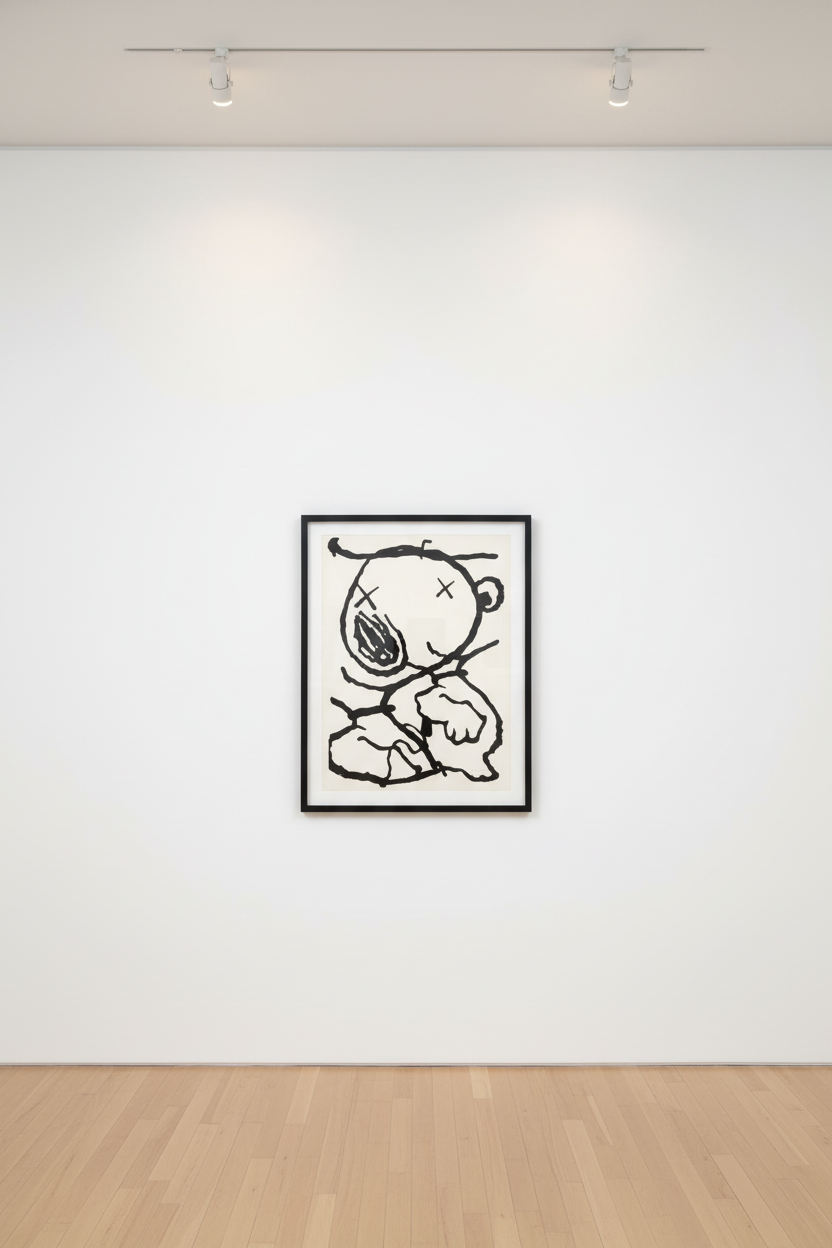 KAWS - Man's Best Friend, Panel #10, 2015, Screen print