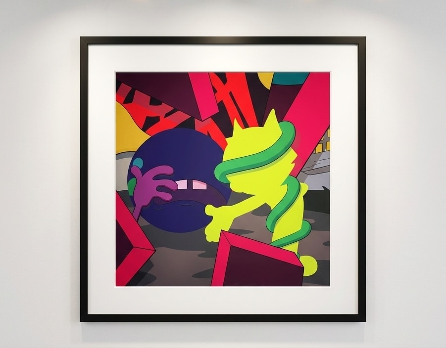 KAWS - Presenting The Past, 2014, Screenprint on Saunders Waterford 425gm HP Hi White