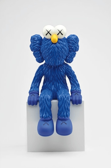 KAWS - Seeing, 2018, Alloy, ceramic, LED and mixed media sculpture