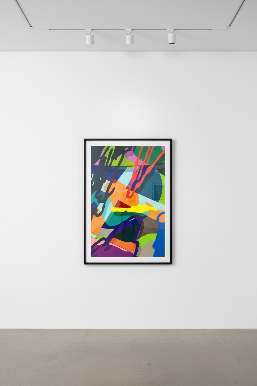 KAWS - Tension (2), 2019, Screen print on Saunders Waterford 425gm HP hi-white