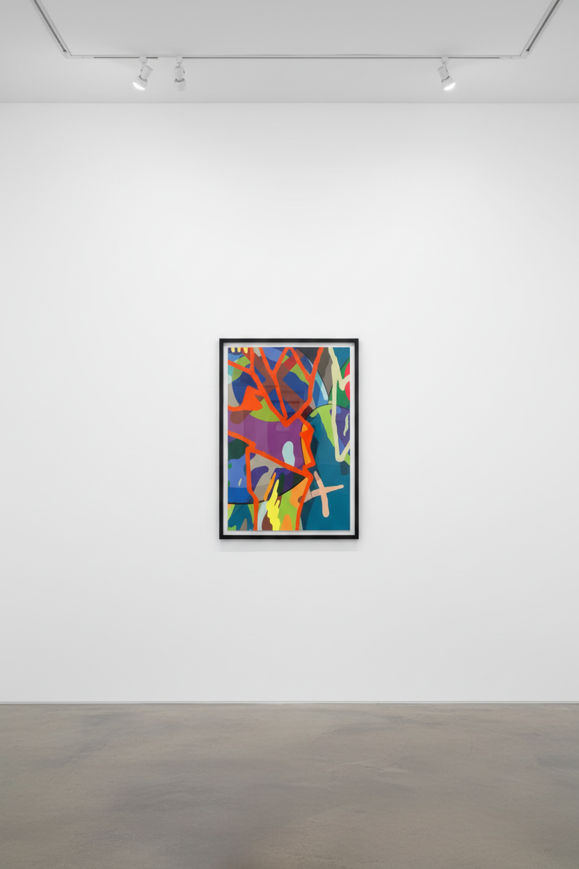 KAWS - Tension (3), 2019, Screen print on Saunders Waterford 425gm HP hi-white