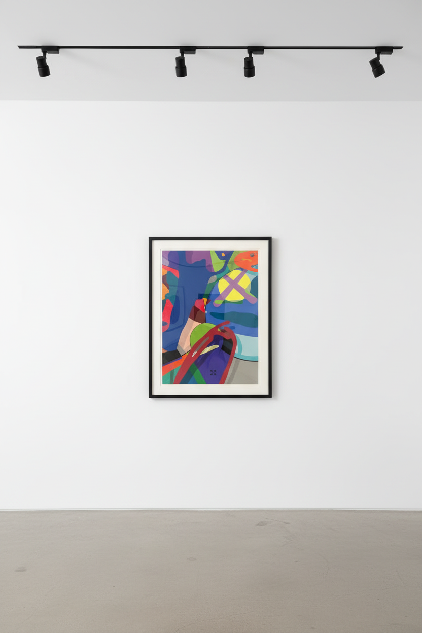 KAWS - Tension (5), 2019, Screen print on Saunders Waterford 425gm HP hi-white