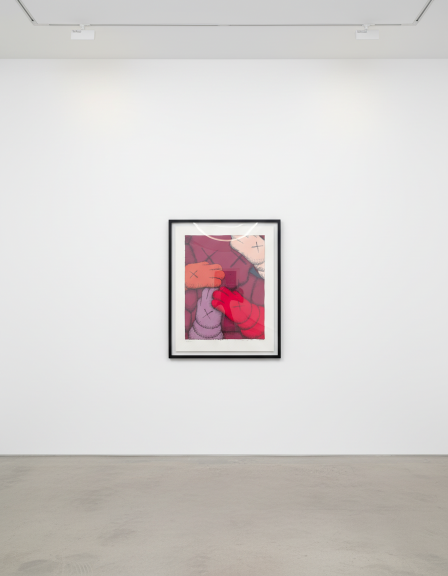 KAWS - Urge II (maroon), 2020, Screenprint