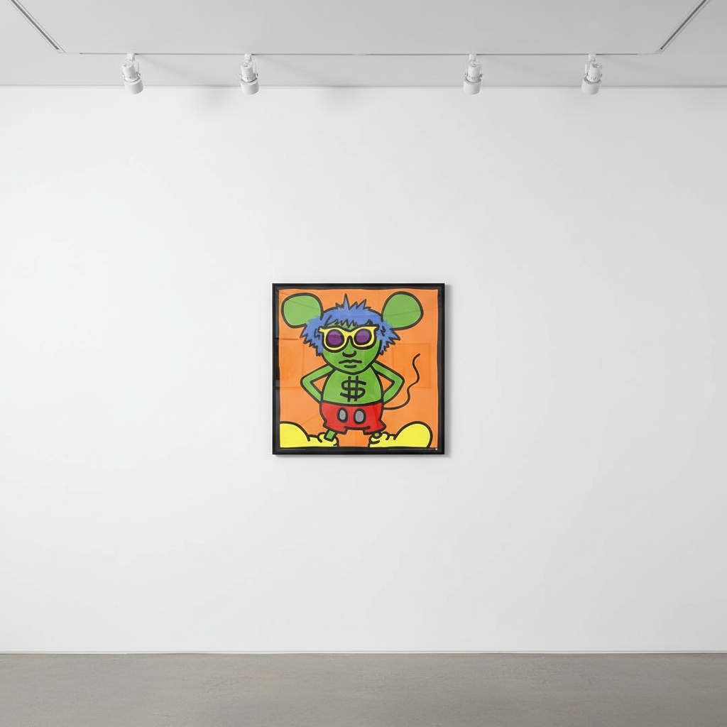 Keith Haring - Andy Mouse 4, 1986, Silkscreen