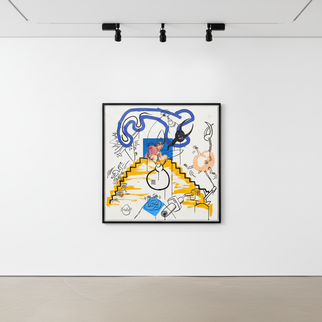 Keith Haring - Apocalypse 3 (Littmann PP. 102), 1988, Silkscreen