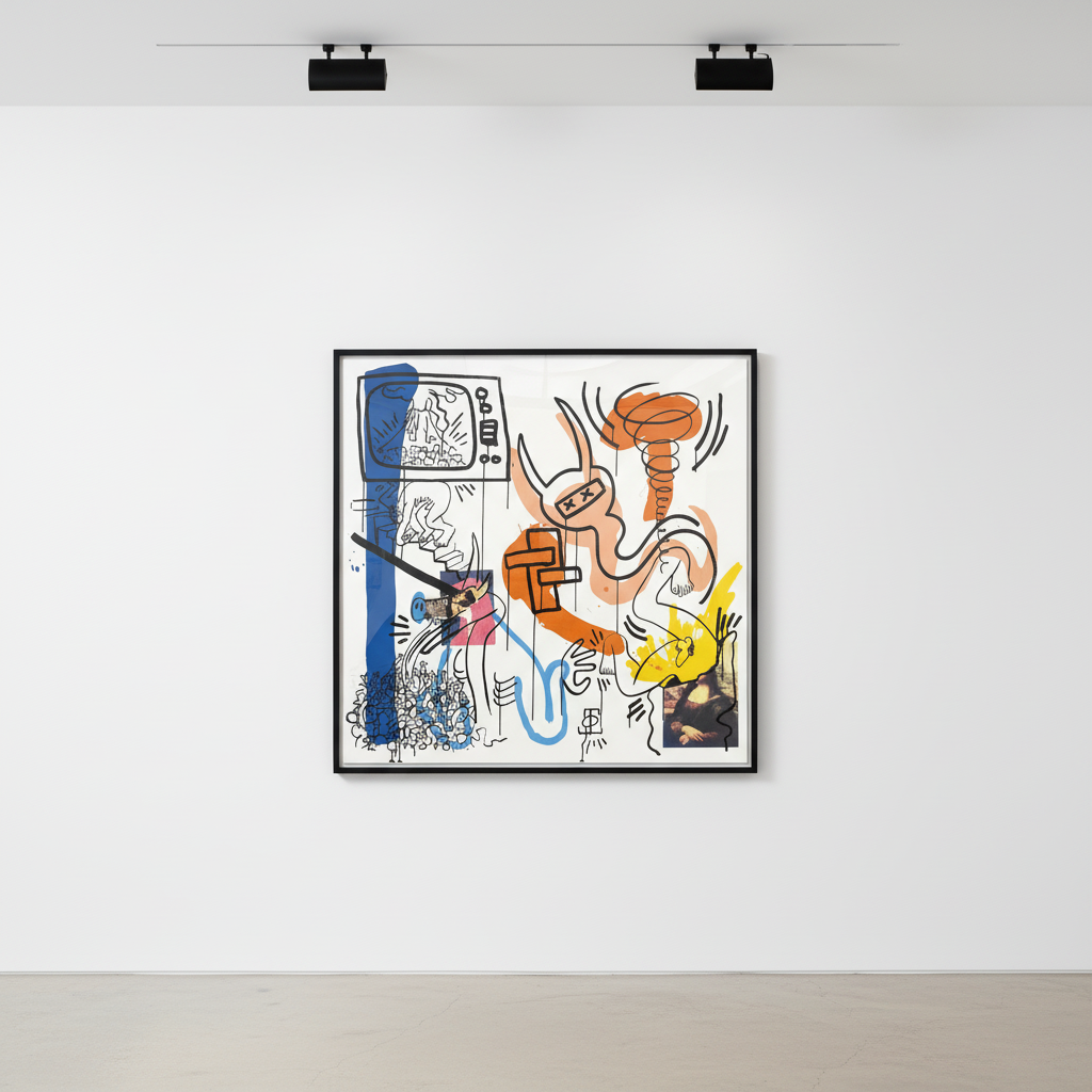 Keith Haring - Apocalypse 7 (Littmann PP. 106), 1988, Silkscreen