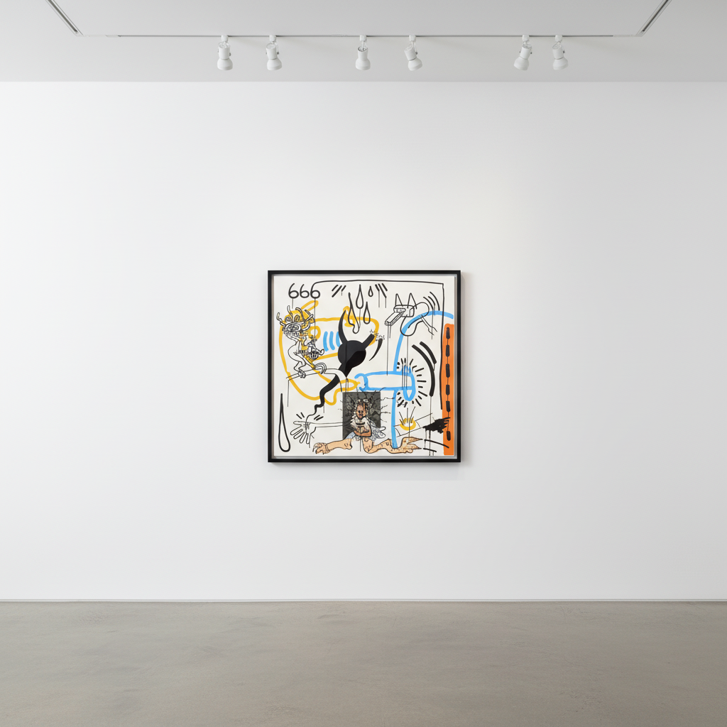 Keith Haring - Apocalypse 8 (Littmann PP. 106), 1988, Silkscreen