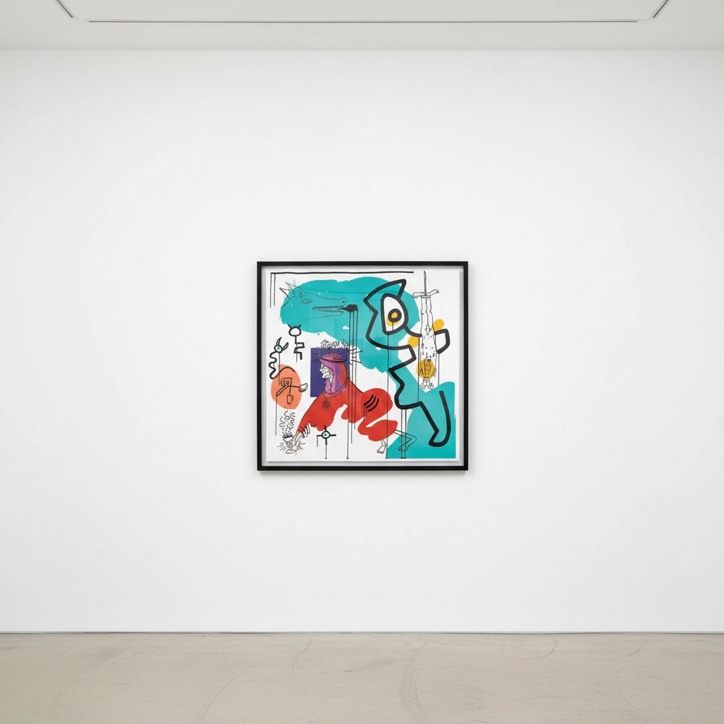 Keith Haring - Apocalypse 9 (Littmann PP. 109), 1988, Silkscreen