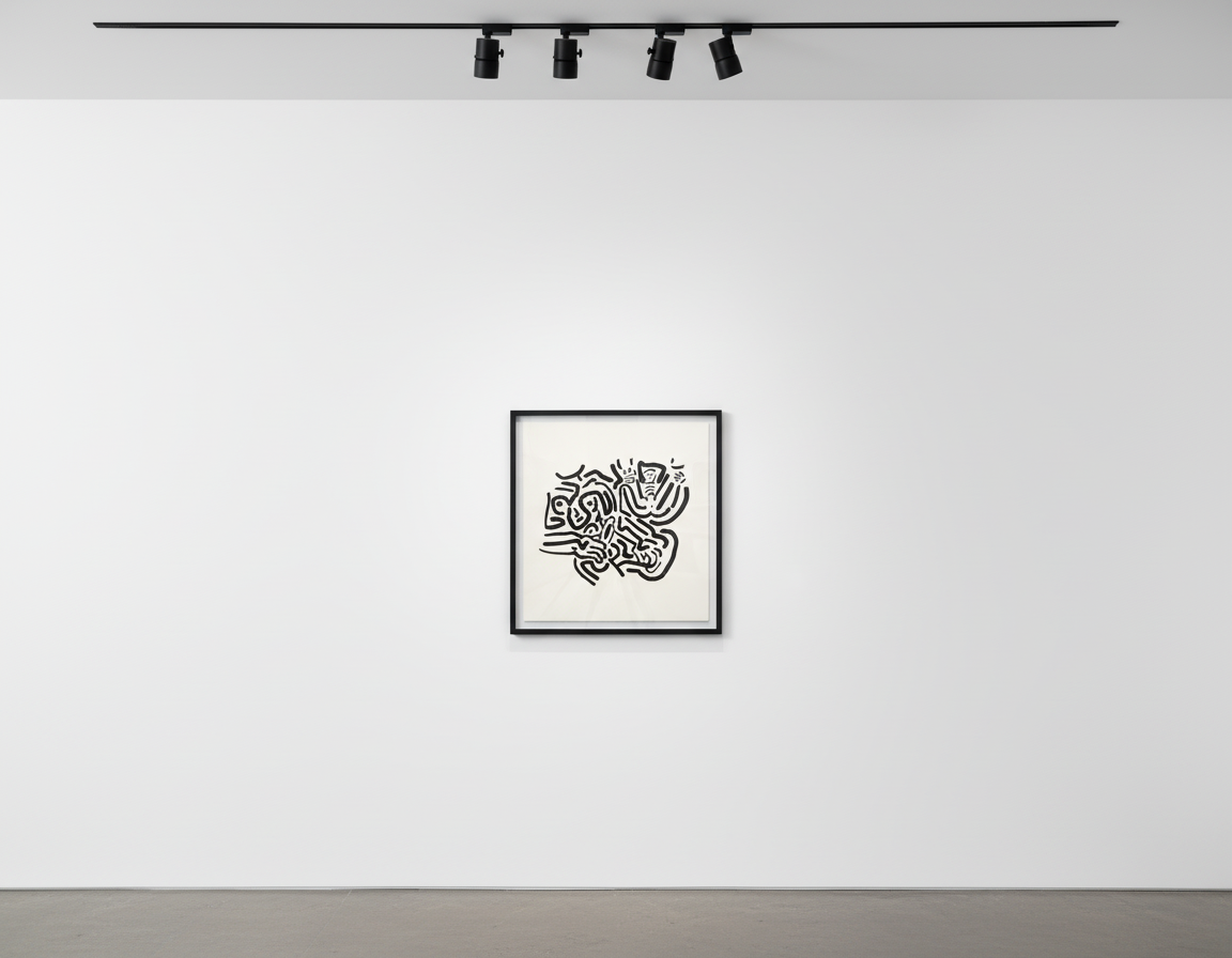 Keith Haring - Bad Boys 3 (Littmann PP. 58), 1986, Silkscreen