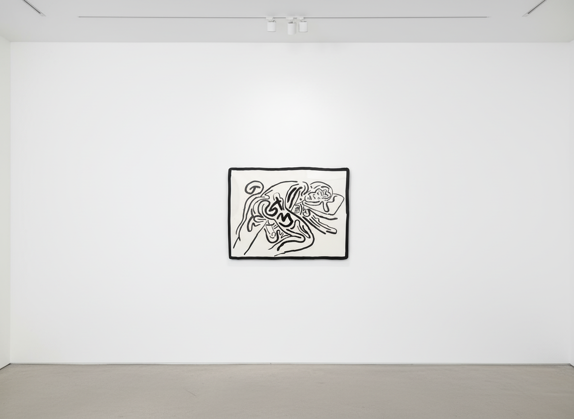 Keith Haring - Bad Boys 5 (Littmann PP. 59), 1986, Silkscreen