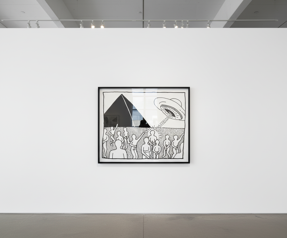 Keith Haring - Blueprint Drawing 8 (Littmann PP. 179), 1990, Silkscreen