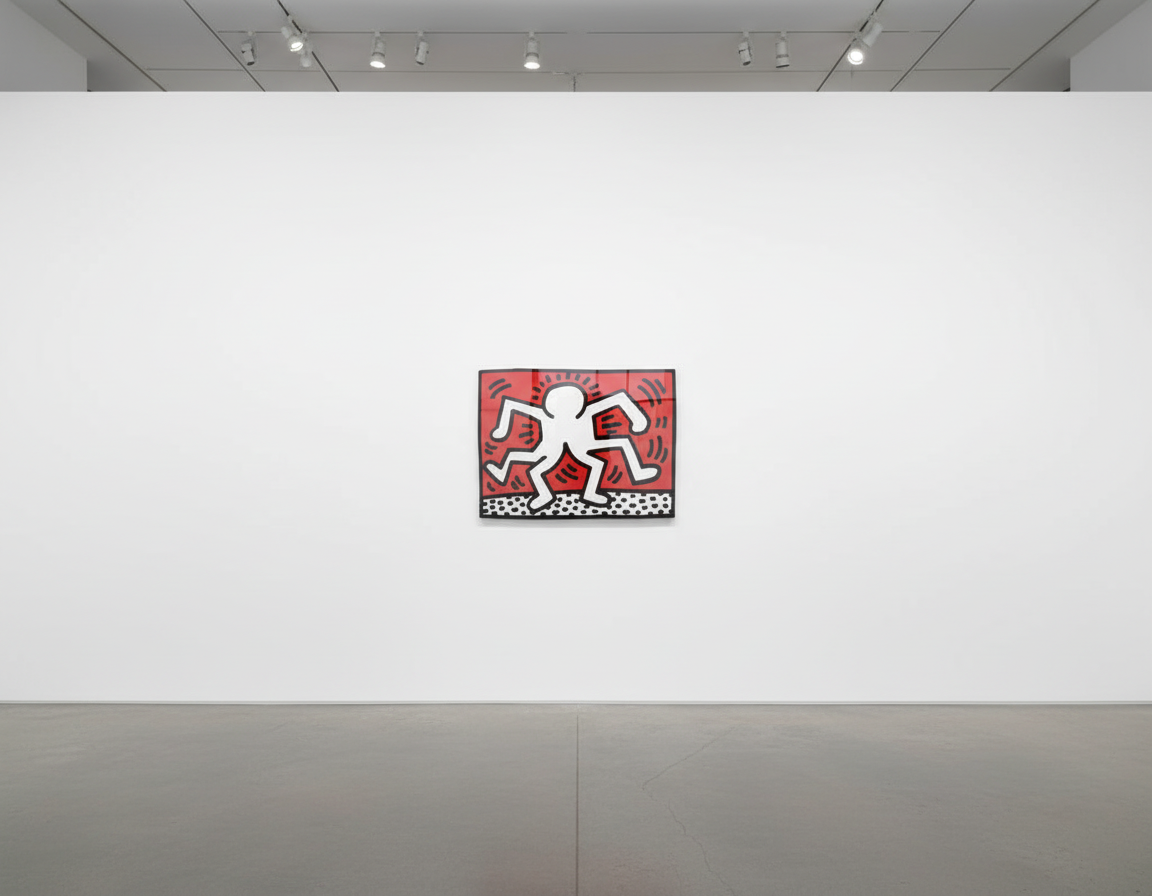 Keith Haring - Doubleman, 1986, Portfolio of 5 Artists in Support of Bill T. Jones/Arnie Zane & Company
Lithograph