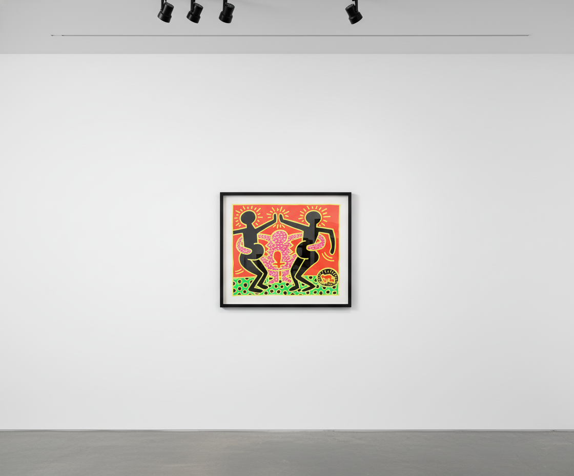 Keith Haring - Fertility 4 (Littmann PP. 33), 1983, Silkscreen