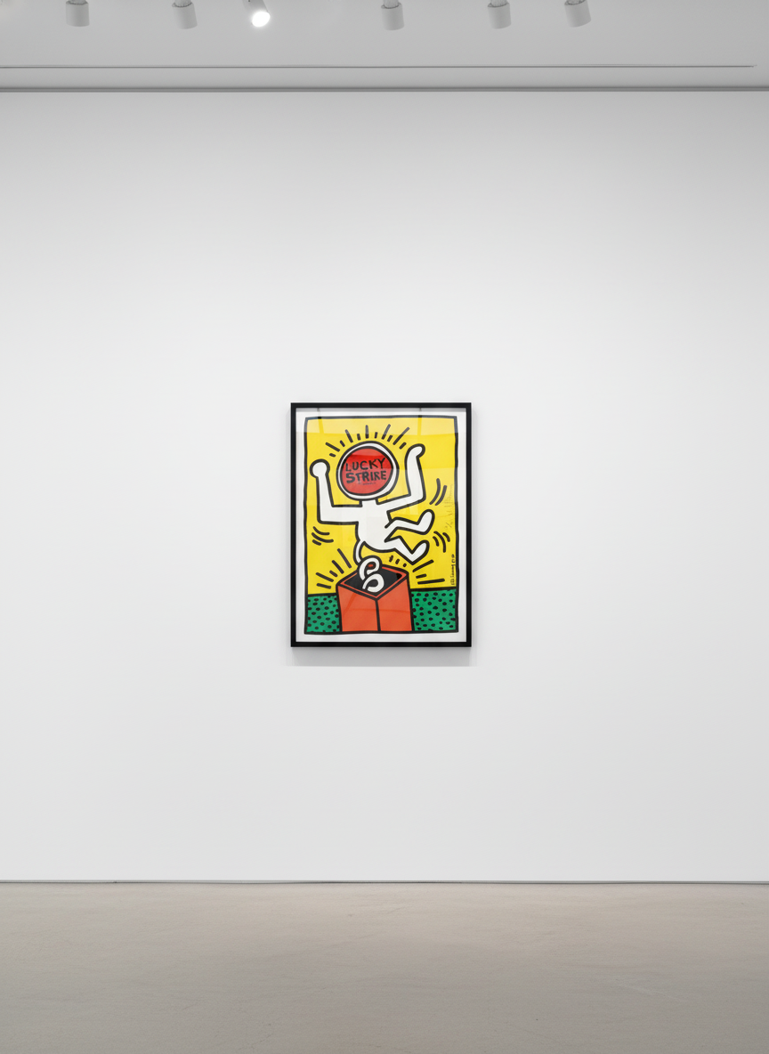 Keith Haring - Lucky Strike 3 (Littmann PP. 78), 1987, Silkscreen