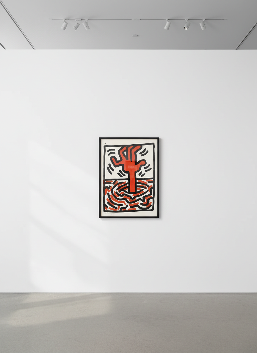 Keith Haring - Ludo 5 (Littmann PP. 47), 1985, Lithograph