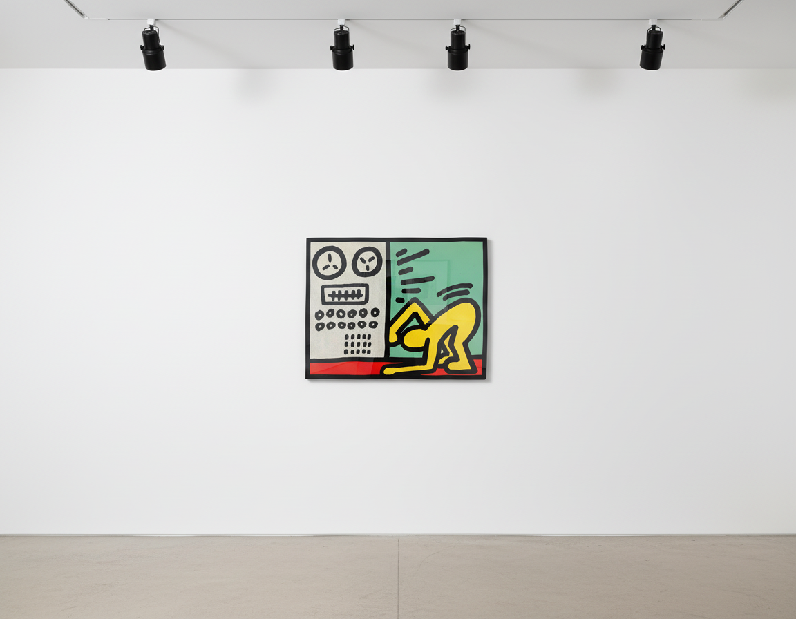 Keith Haring - Pop Shop III (D) (Littmann PP. 145), 1989, Silkscreen