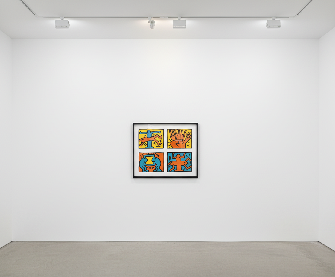 Keith Haring - Pop Shop Quad VI (Littmann PP. 143), 1989, Silkscreen