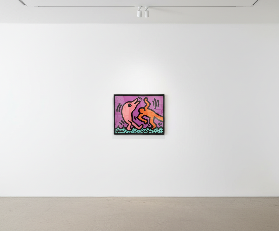 Keith Haring - Pop Shop V (D) (Littmann PP. 149), 1989, Silkscreen