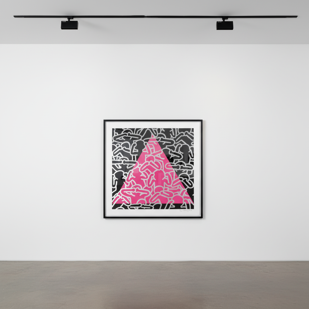 Keith Haring - Silence = Death (Littmann PP. 152), 1989, Silkscreen