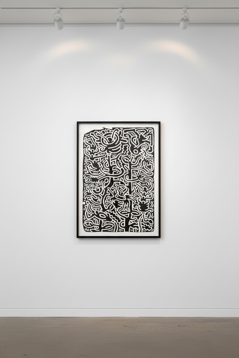 Keith Haring - Stones 4 (Littmann PP. 127), 1989, Lithograph