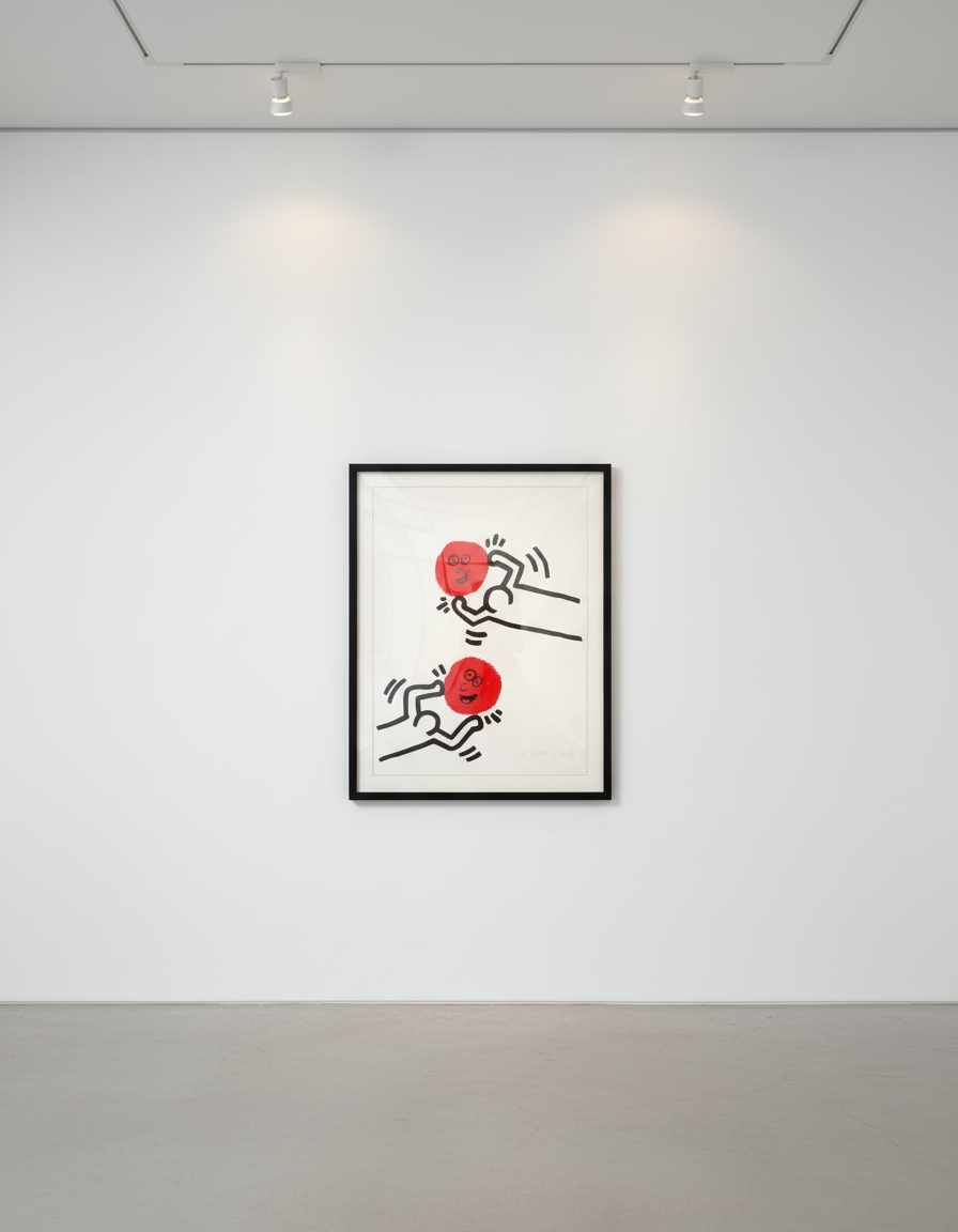 Keith Haring - The Story of Red and Blue 11 (Littmann PP. 129), 1989, Lithograph