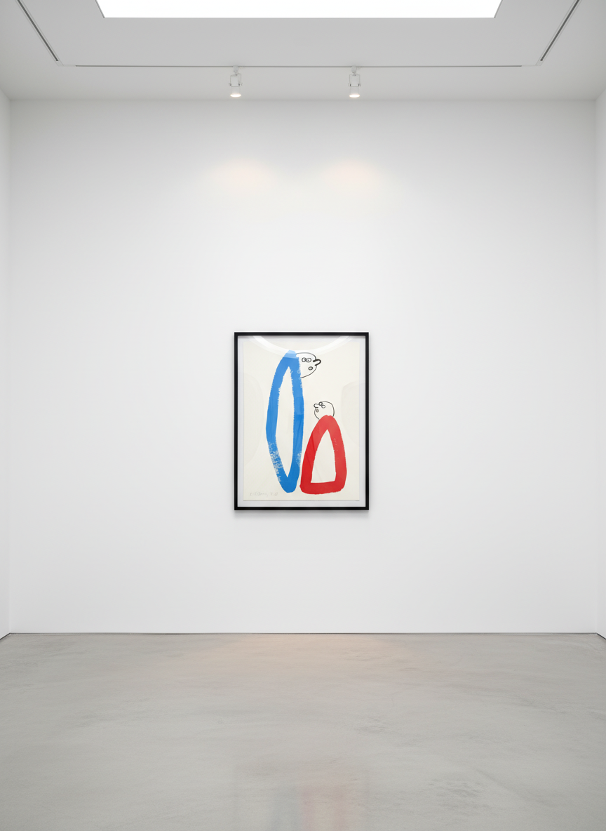 Keith Haring - The Story of Red and Blue 14 (Littmann PP. 129), 1989, Lithograph