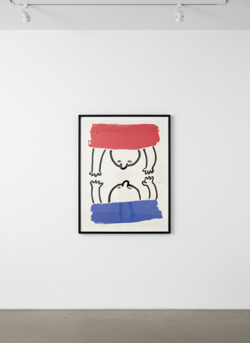 Keith Haring - The Story of Red and Blue 15 (Littmann PP. 129), 1989, Lithograph