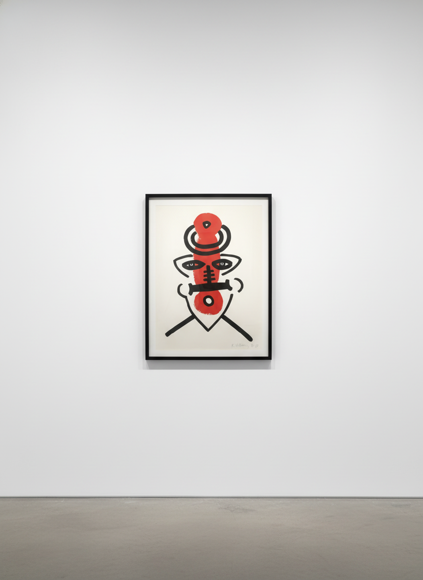 Keith Haring - The Story of Red and Blue 9 (Littmann PP. 131), 1989, Lithograph