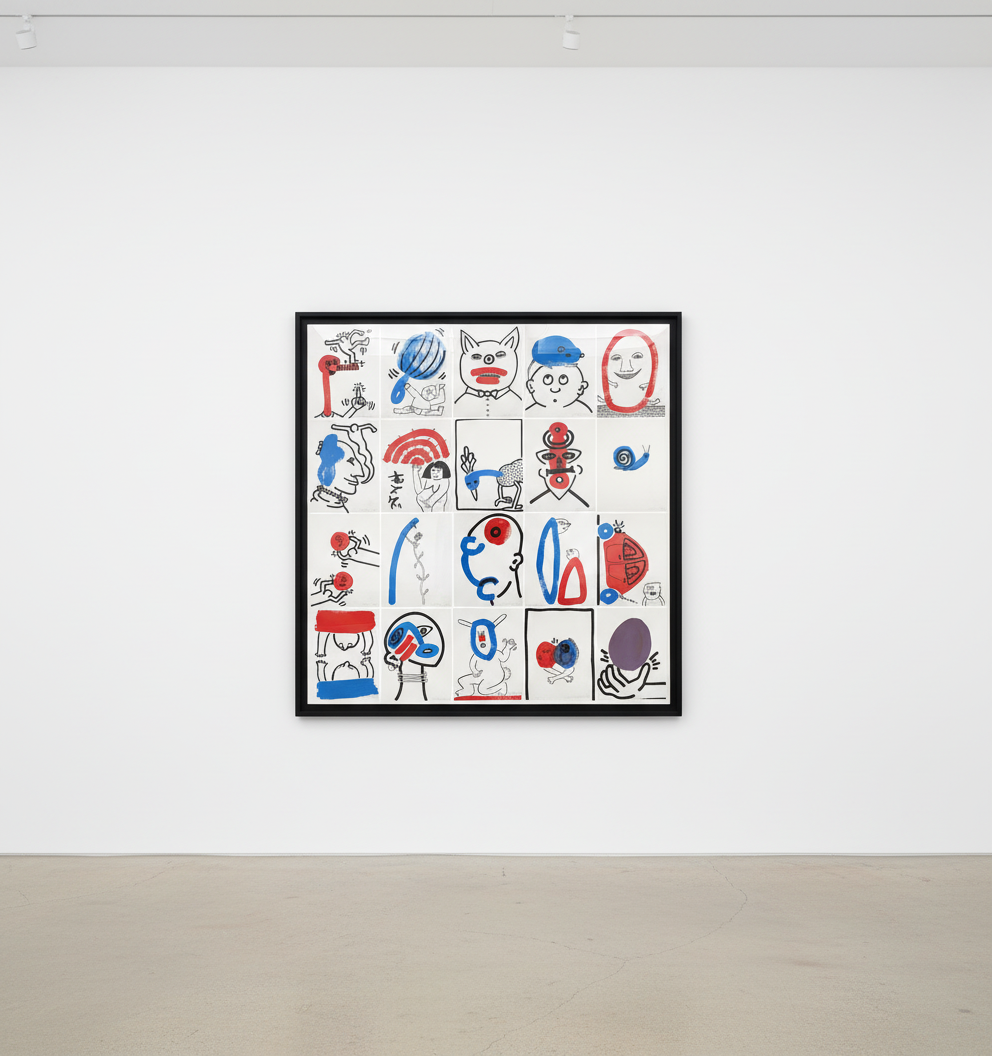 Keith Haring - The Story of Red and Blue (Littmann PP. 128-133), 1989, The complete set of 20 lithographs