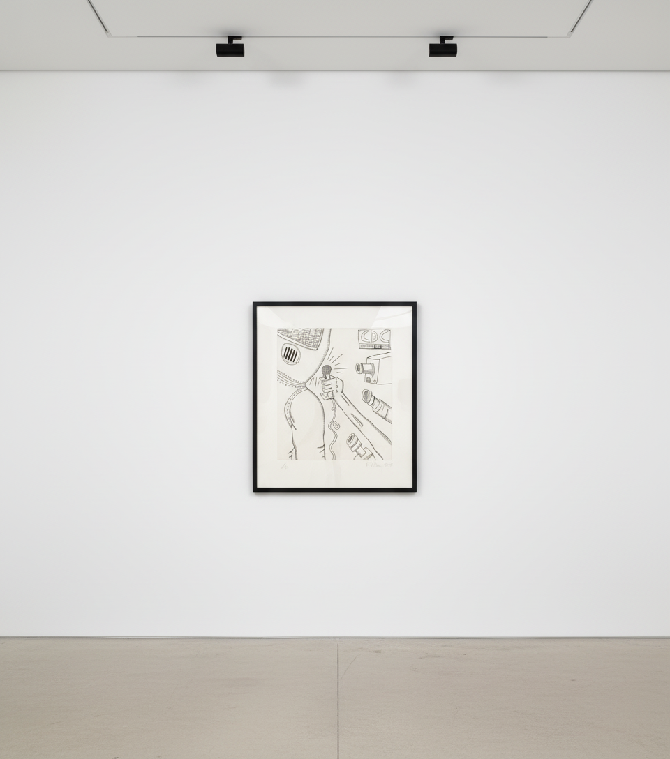 Keith Haring - The Valley 13 (Littmann PP. 141), 1989, Etching