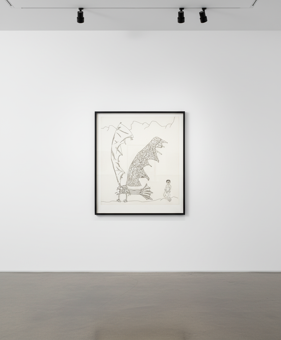 Keith Haring - The Valley 2 (Littmann PP. 137), 1989, Etching