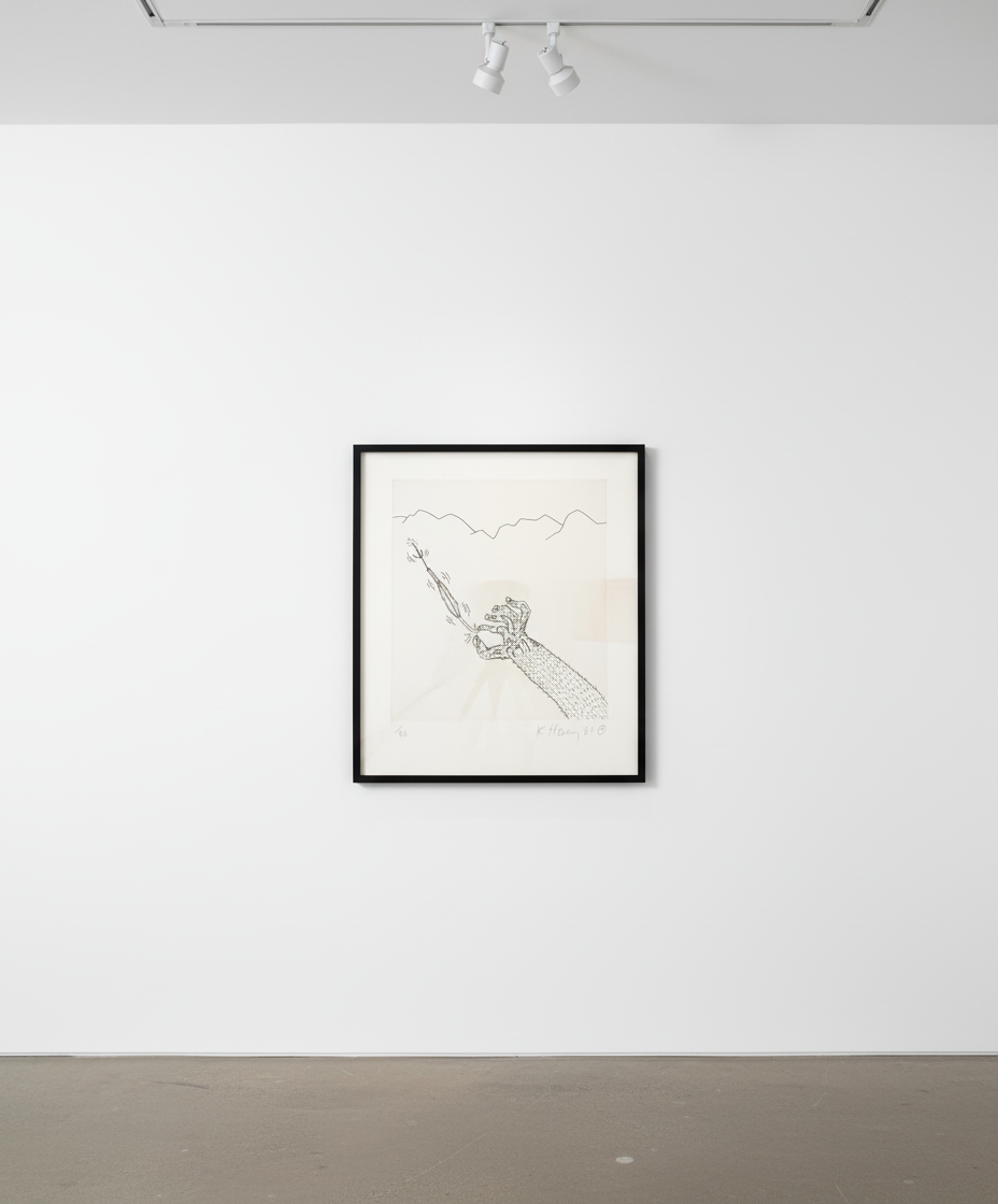 Keith Haring - The Valley 3 (Littmann PP. 137), 1989, Etching