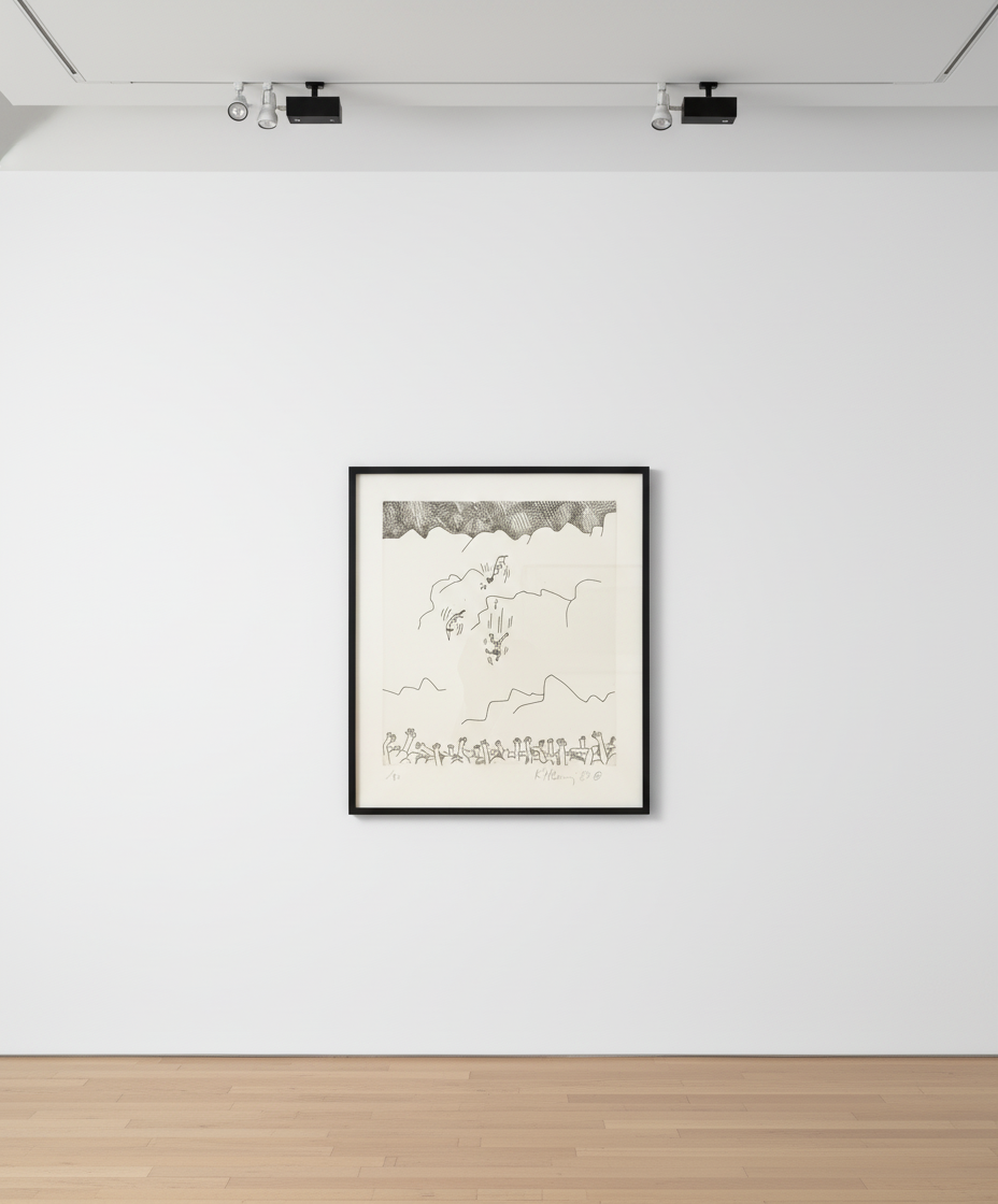 Keith Haring - The Valley 4 (Littmann PP. 138), 1989, Etching