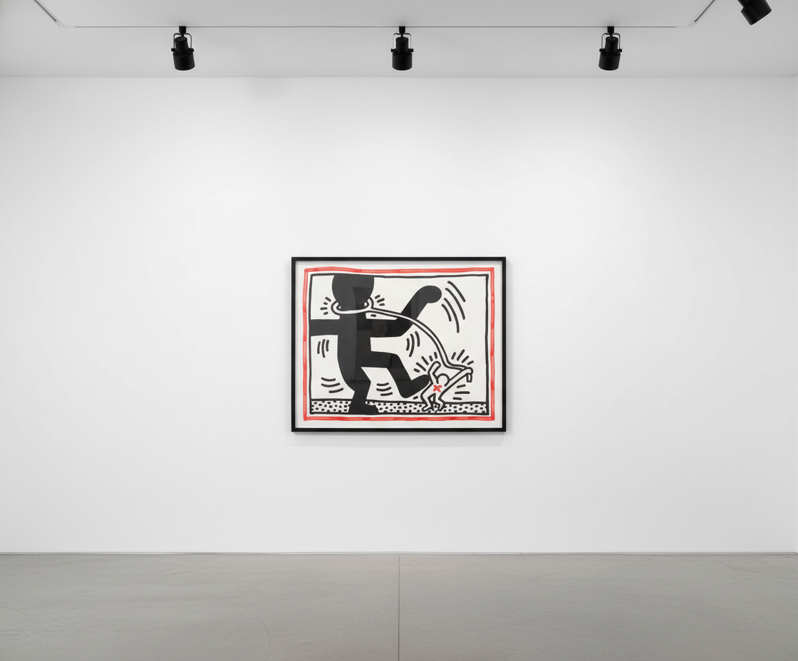 Keith Haring - Untitled 2 (Free South Africa) (Littmann PP. 42), 1985, Lithograph