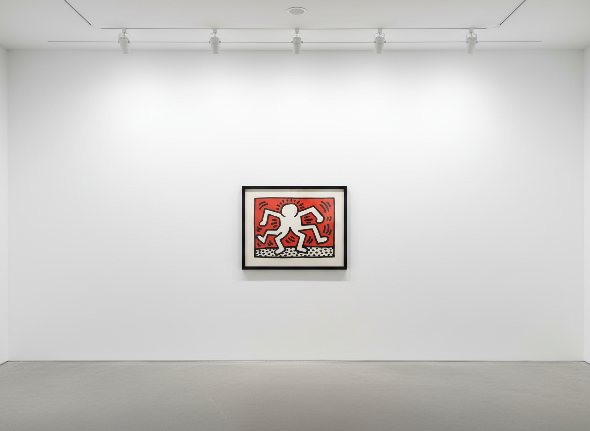 Keith Haring - Untitled (Doubleman) (Littmann PP. 62), 1986, Lithograph