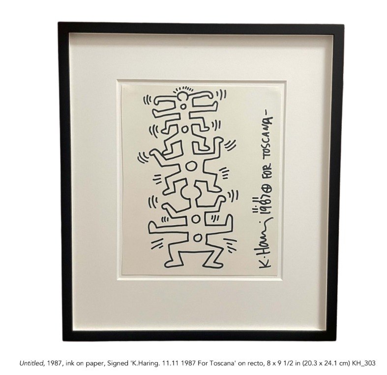 Keith Haring - Untitled (For Toscana), 1987, Ink on paper