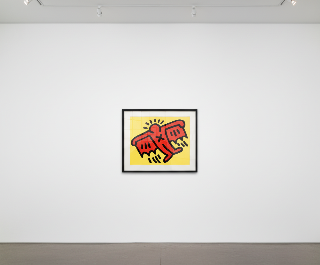 Keith Haring - X Man, from Icons (Littmann PP. 171), 1990, Silkscreen with embossment