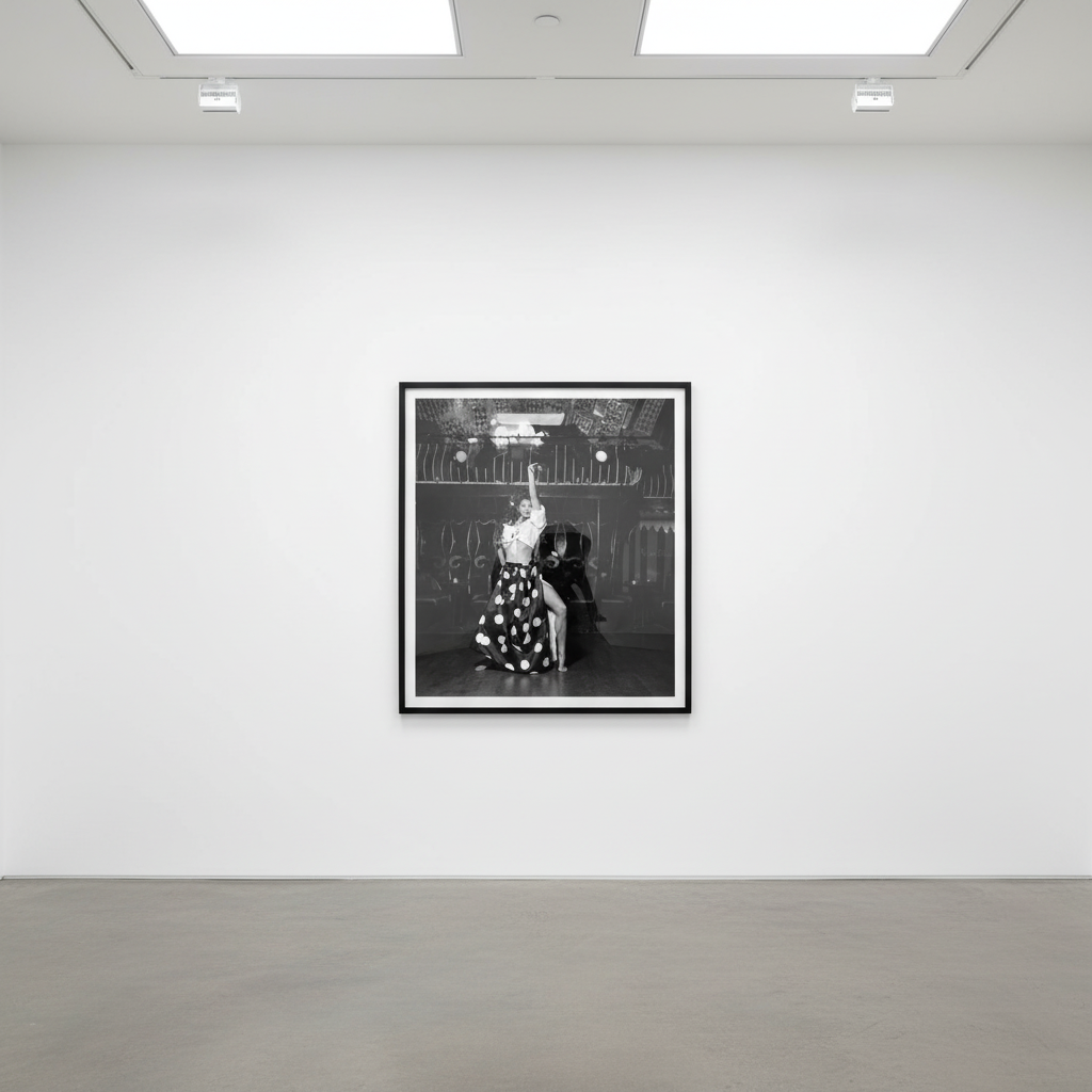 Michel Comte - Helena Christensen Dancer, 1995, Oversized chromogenic print